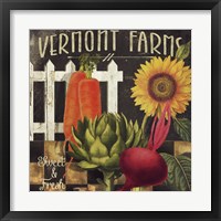 Vermont Farms VIII Framed Print