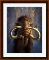 Woolly Mammoth in Snow Fine Art Print