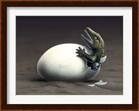 Seymouria Hatching Fine Art Print