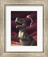 Tyrannosaurus Rex in a Storm Fine Art Print