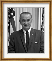 President Lyndon B Johnson Fine Art Print