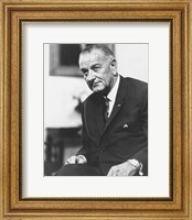 Digitally Restored President Lyndon B Johnson Fine Art Print