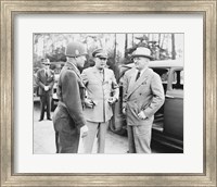 Harry Truman with General Eisenhower and Hickey Fine Art Print