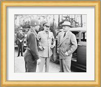 Harry Truman with General Eisenhower and Hickey Fine Art Print