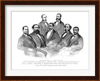 First African American Senator and Representatives Fine Art Print