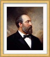 Vintage President James Garfield Fine Art Print