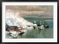 The Battle of Mobile Bay Framed Print