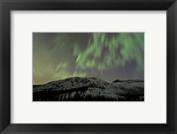 Aurora Borealis over Mountain Fine Art Print