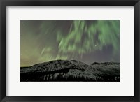Aurora Borealis over Mountain Fine Art Print