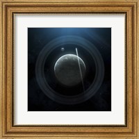 Planet and Rings Fine Art Print