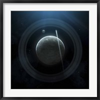 Planet and Rings Fine Art Print