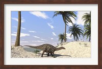 Dicraeosaurus in a Prehistoric Environment Fine Art Print