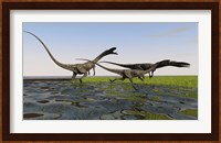 Group of Coelophysis Dinosaurs Fine Art Print