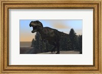 A Fierce Tyrannosaurus Rex Fine Art Print