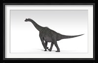 Brachiosaurus Dinosaur Framed Print