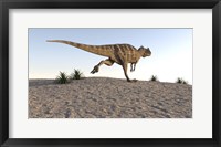 Ceratosaurus Running Across a Terrain Fine Art Print