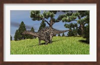 Dicraeosaurus Walking in a Field Fine Art Print