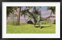 Dilophosaurus Hunting Fine Art Print