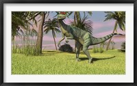 Dilophosaurus Hunting Fine Art Print