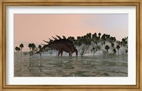 Kentrosaurus Drinking Fine Art Print