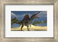 Spinosaurus Hunting for its Next Meal Fine Art Print