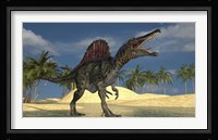 Spinosaurus Hunting for its Next Meal Fine Art Print