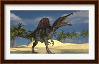 Spinosaurus Hunting for its Next Meal Fine Art Print