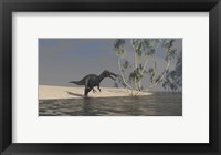 Suchomimus Hunting for Food Fine Art Print