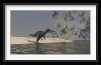 Suchomimus Hunting for Food Fine Art Print