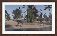 Two Gigantoraptors Fine Art Print