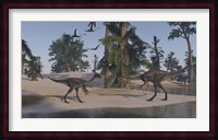 Two Gigantoraptors Fine Art Print