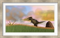 Tyrannosaurus Rex in Grasslands Fine Art Print
