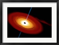 Black Hole in Space Fine Art Print