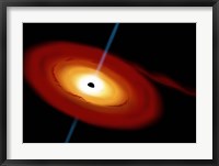 Black Hole in Space Fine Art Print