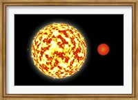 Binary Star System and Planets Fine Art Print
