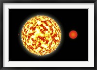 Binary Star System and Planets Fine Art Print