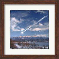 Large Meteor Entering Earth Fine Art Print