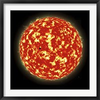 Planet Passing in Front of Sun Fine Art Print