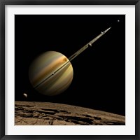 Ringed Gas Planet Fine Art Print