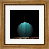 Ringed Gas Planet and Moons Fine Art Print