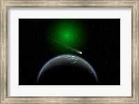Comet Passing Alien World Fine Art Print