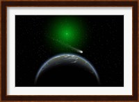 Comet Passing Alien World Fine Art Print