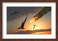 Pteranodons in Flight Fine Art Print