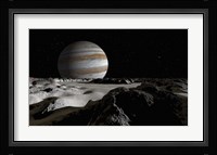 Jupiter's Large Moon, Europa Fine Art Print