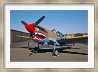 Curtiss P-40E Warhawk Fine Art Print