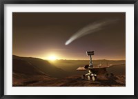 Comet over Endeavour Crater Fine Art Print