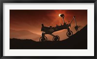 Curiosity the Mars Mountaineer Fine Art Print