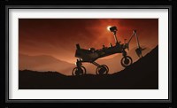 Curiosity the Mars Mountaineer Fine Art Print