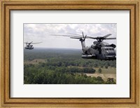 MH-53 Pave Low Helicopters Fine Art Print