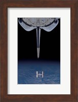 Space Shuttle Departs Fine Art Print